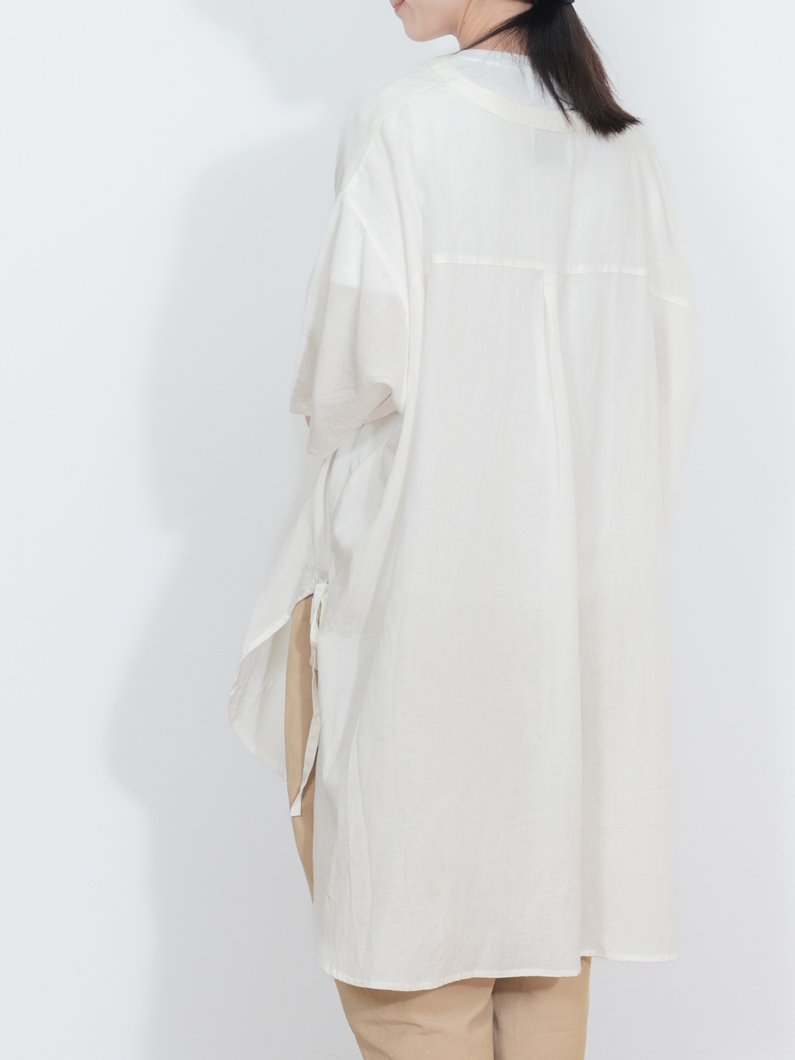 Side ribbon blouse | WHITE - KEY MEMORY Online Shop｜鎌倉