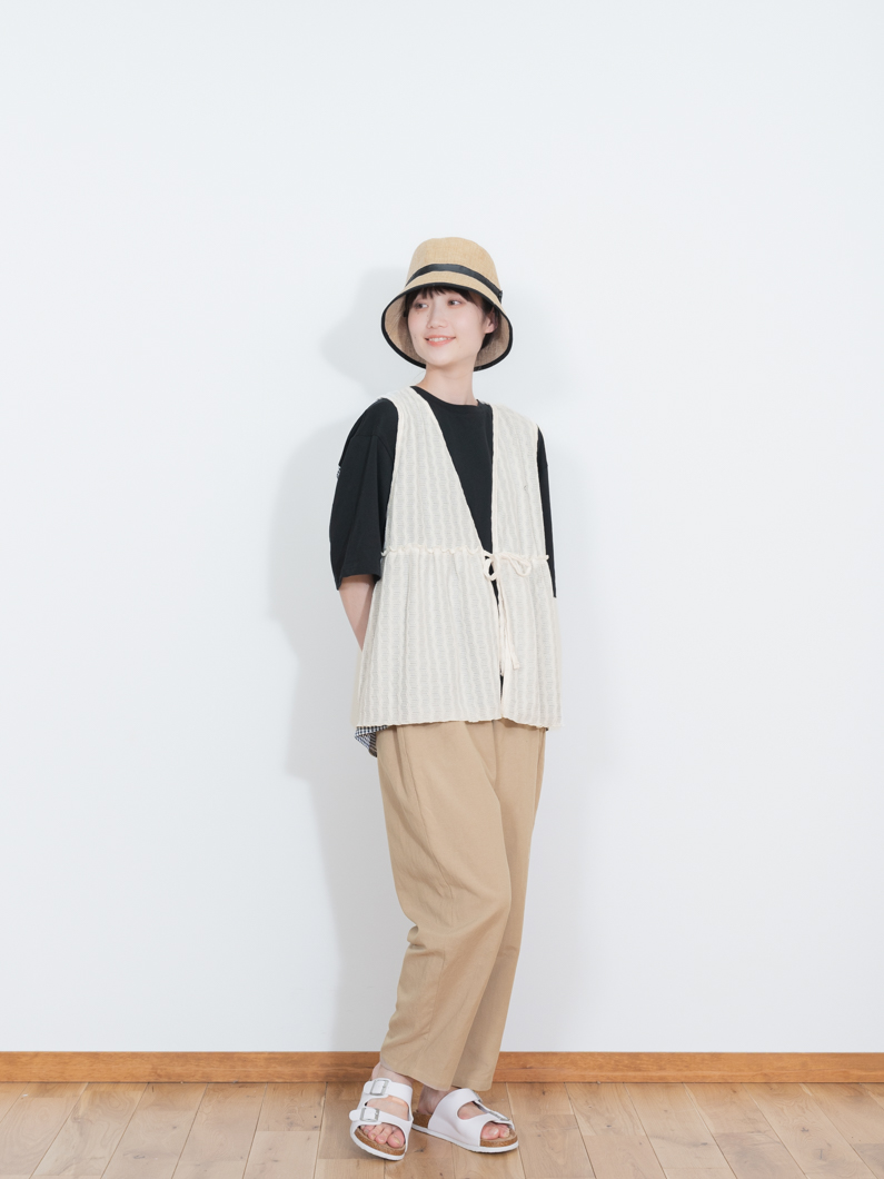 テクスチャードタンクベスト | IVORY - KEY MEMORY Online Shop｜鎌倉