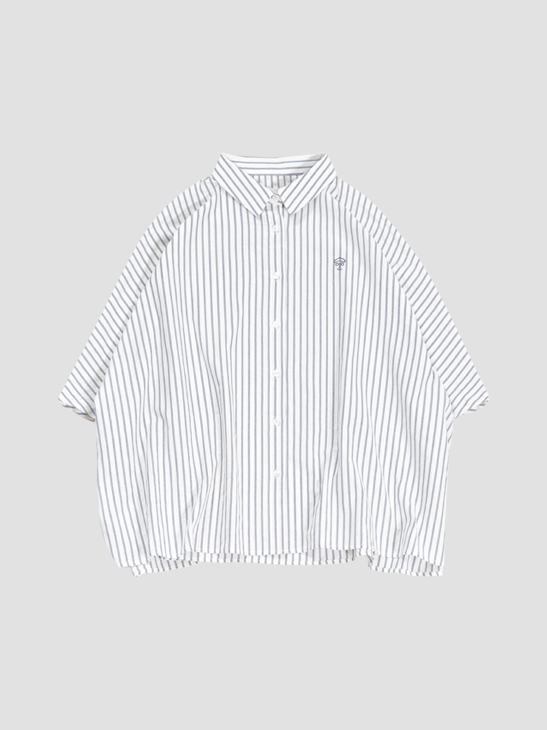 Stripe tunic WH×NV