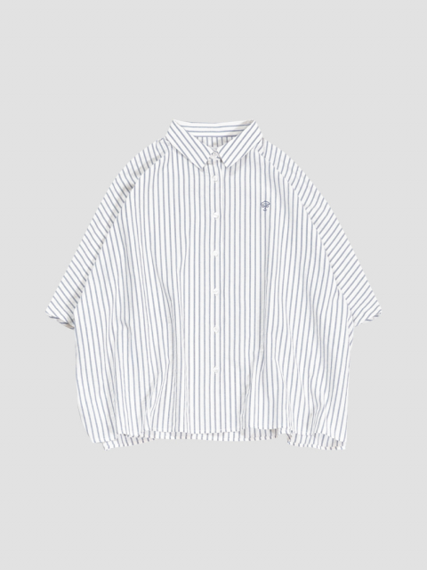 Stripe tunic WH×NV