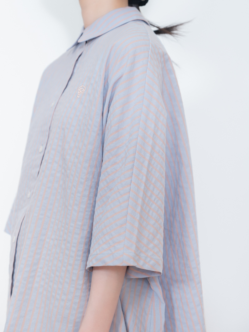 KEYMEMORY Stripe tunic BL×OR ストライプチュニック | KEYMEMORY - KEY MEMORY Online Shop