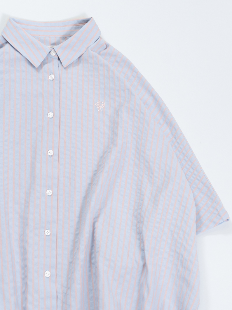 KEYMEMORY Stripe tunic BL×OR ストライプチュニック | KEYMEMORY - KEY MEMORY Online Shop