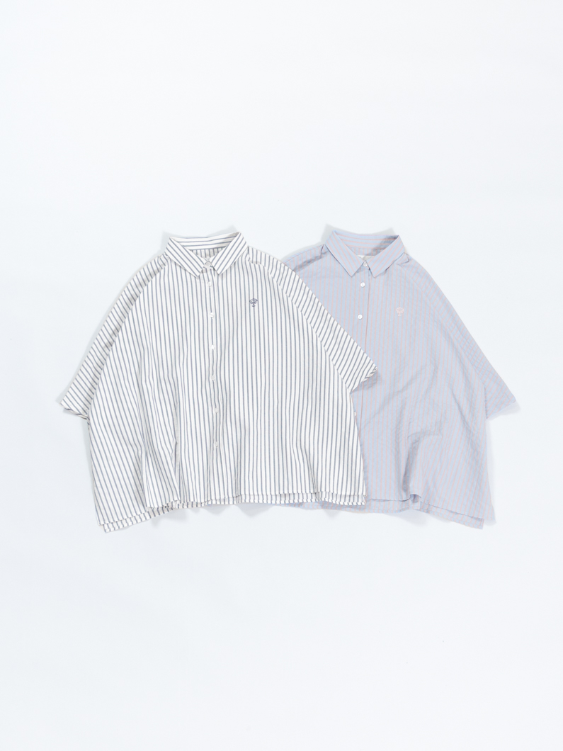 KEYMEMORY Stripe tunic BL×OR ストライプチュニック | KEYMEMORY - KEY MEMORY Online Shop
