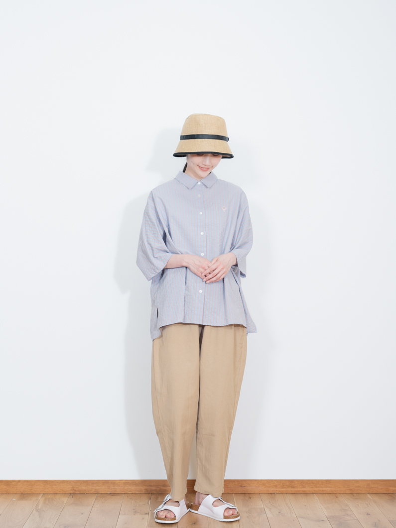 KEYMEMORY Stripe tunic BL×OR ストライプチュニック | KEYMEMORY - KEY MEMORY Online Shop