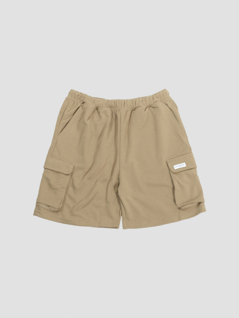 Sweat cargo shorts BEIGE