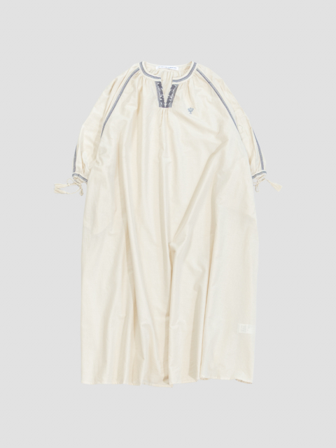 Cambric tassel dress BEIGE