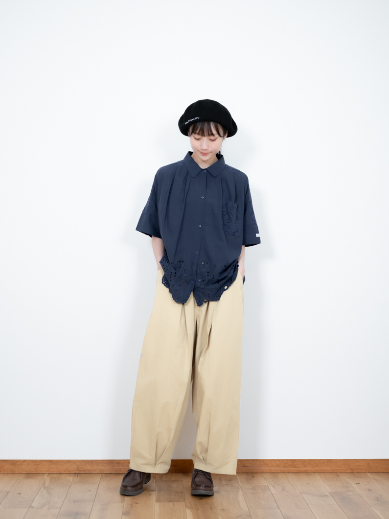 レースブラウス|NAVY|ユニセックス - KEY MEMORY Online Shop
