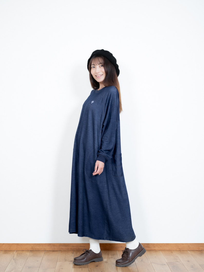 デニムラグランワンピース | KEY MEMORY - KEY MEMORY Online Shop