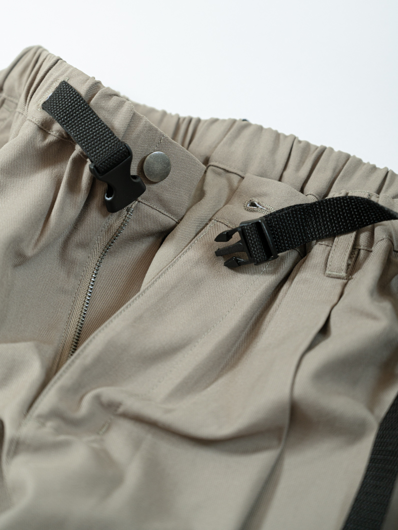 Tuck belt pants MOCA | 定番シルエット - KEY MEMORY Online Shop