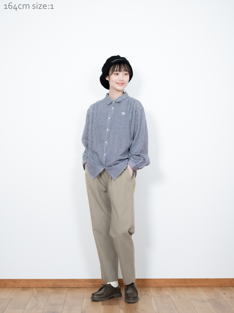 Tuck belt pants MOCA | 定番シルエット - KEY MEMORY Online Shop