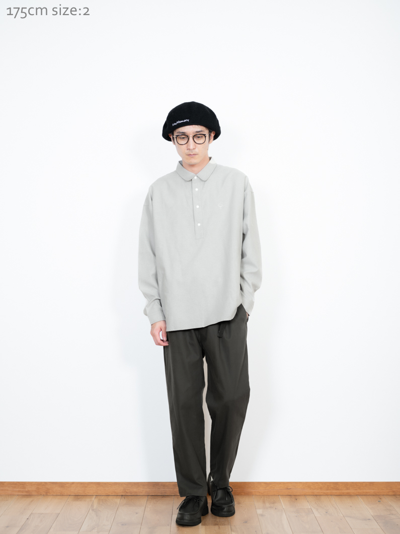 スナップボタンオックスシャツ | GRAY - KEY MEMORY Online Shop｜鎌倉