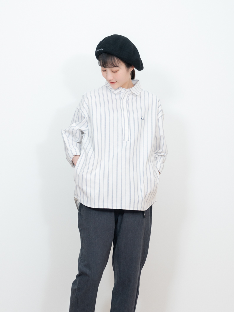 AOページ AMBIDEX Store 〇WAAN JACQUARD ハーフジップブルゾン(F GRAY