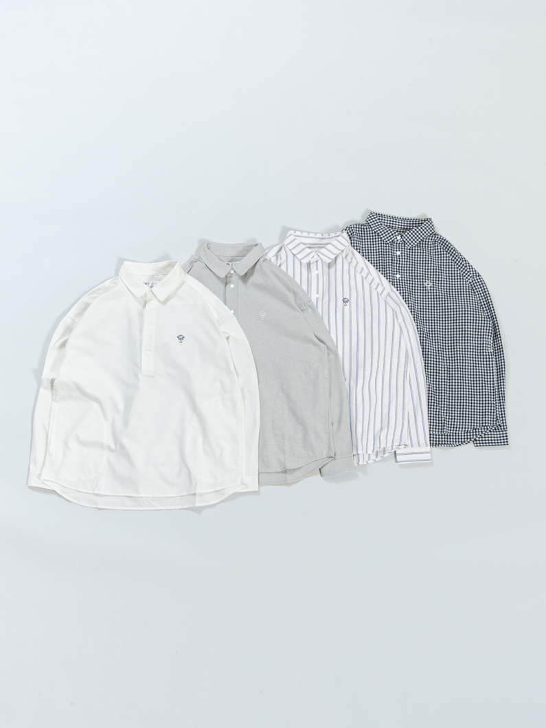 Snap oxford shirts | STRIPE - KEY MEMORY Online Shop｜鎌倉