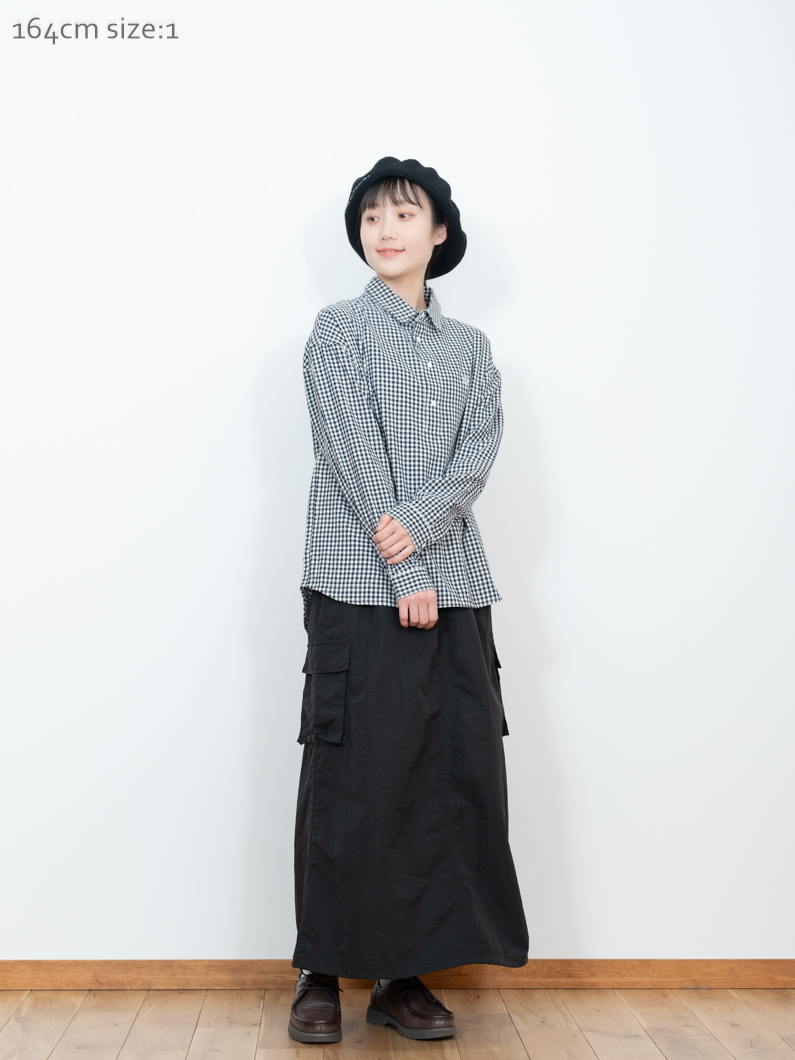 Snap oxford shirts CHECK | 新色登場 - KEY MEMORY Online Shop