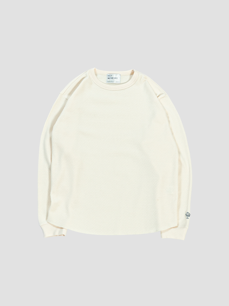 ハニカムサーマルシャツ|IVORY - KEY MEMORY Online Shop｜鎌倉
