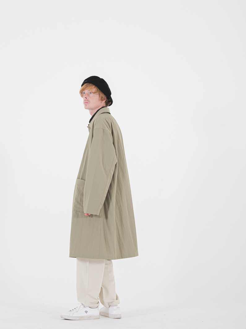 ジャケット・アウター yourmle soutien collar long coat khaki ジャケット・アウター yourmle soutien collar long coat khaki