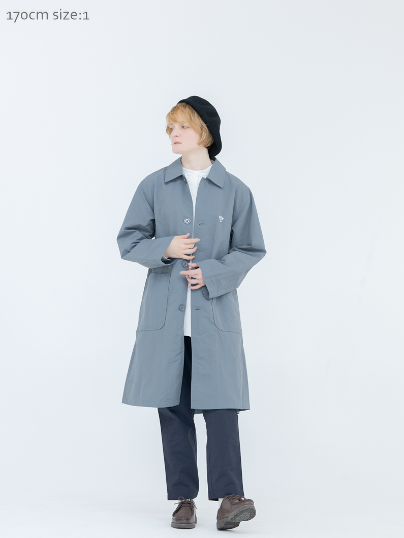 こーとさま Nylon soutien collar coat | キーメモリー - KEY MEMORY Online