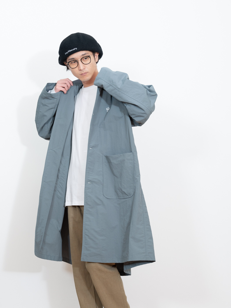 Nylon soutien collar coat | キーメモリー - KEY MEMORY Online