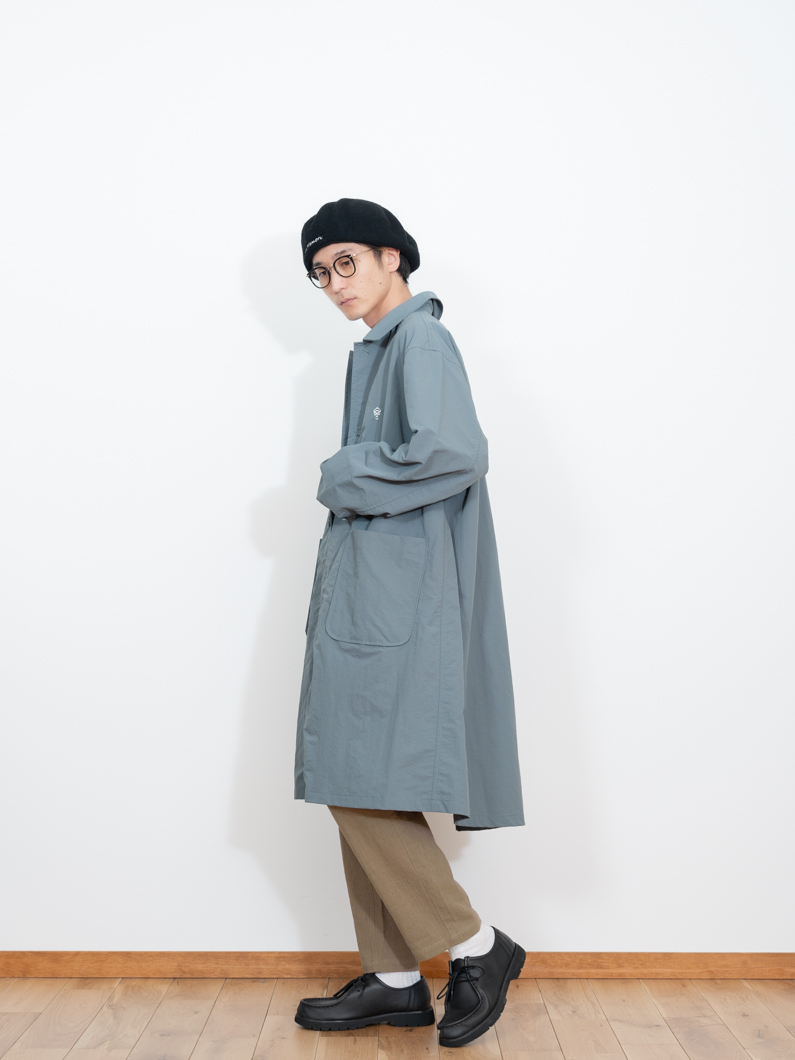 Nylon soutien collar coat | キーメモリー - KEY MEMORY Online