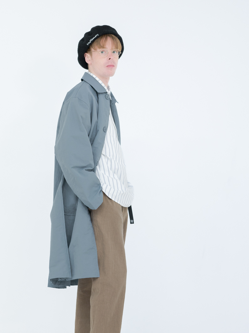 Nylon soutien collar coat | キーメモリー - KEY MEMORY Online