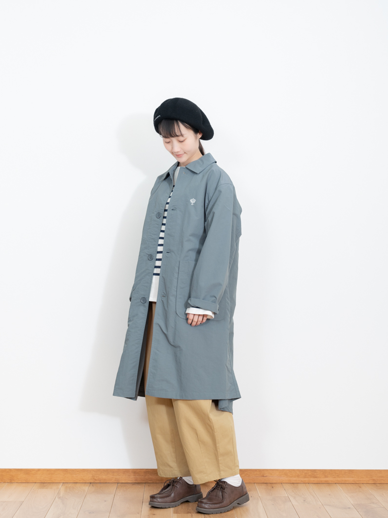 Nylon soutien collar coat | キーメモリー - KEY MEMORY Online