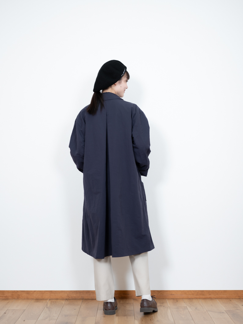 ⑯　リメイクカラーコート 金のコート Super160's チェスター 紺無地 JUNKO SHIMADA