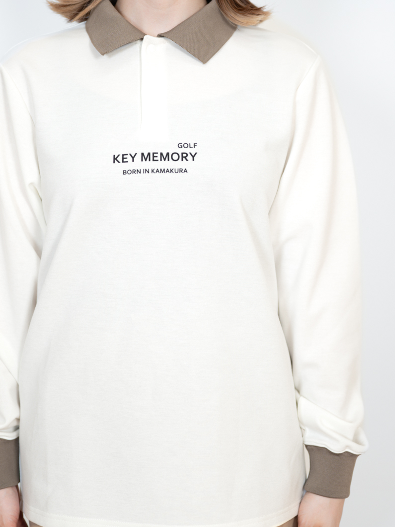 Cleric長袖ポロシャツ|GREIGE - KEY MEMORY Online Shop｜鎌倉