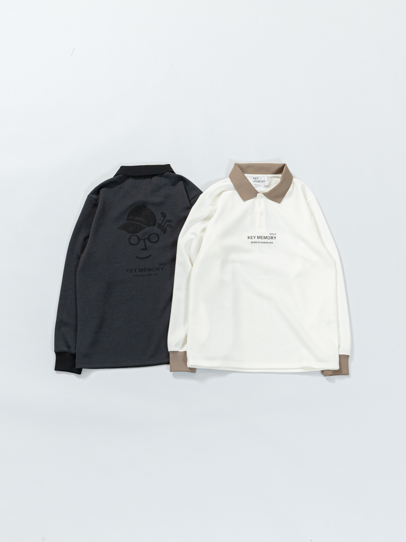 Cleric長袖ポロシャツ|GREIGE - KEY MEMORY Online Shop｜鎌倉