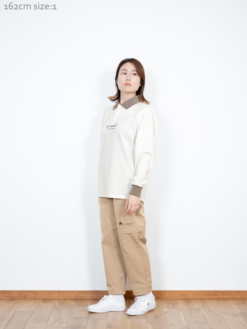 Cleric長袖ポロシャツ|GREIGE - KEY MEMORY Online Shop｜鎌倉