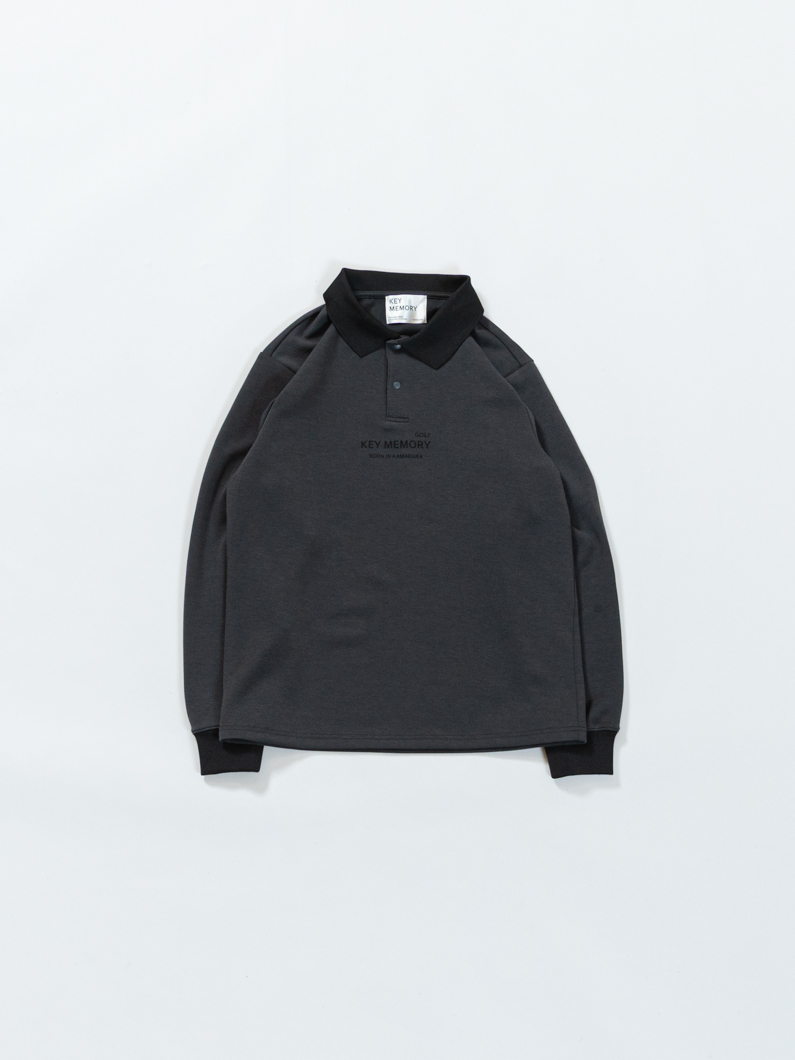 リカ 誓いのメモリー Clericゴルフ長袖シャツ|ブラック - KEY MEMORY Online Shop