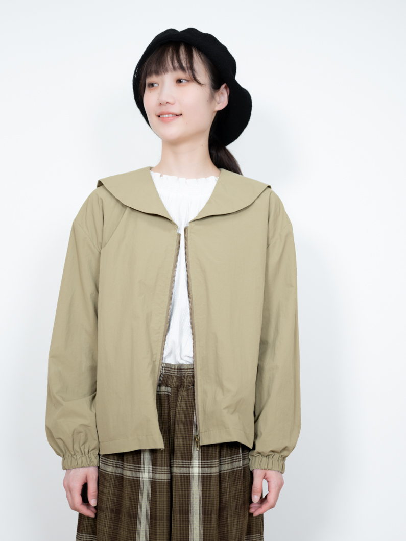 ジャケット・アウター muguet frill sailor collar blouson Sailor collar jacket | GREIGE - KEY MEMORY Online Shop｜鎌倉