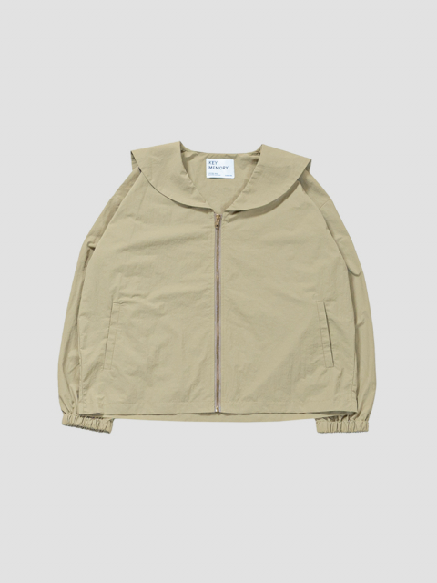 Sailor collar jacket GREIGE