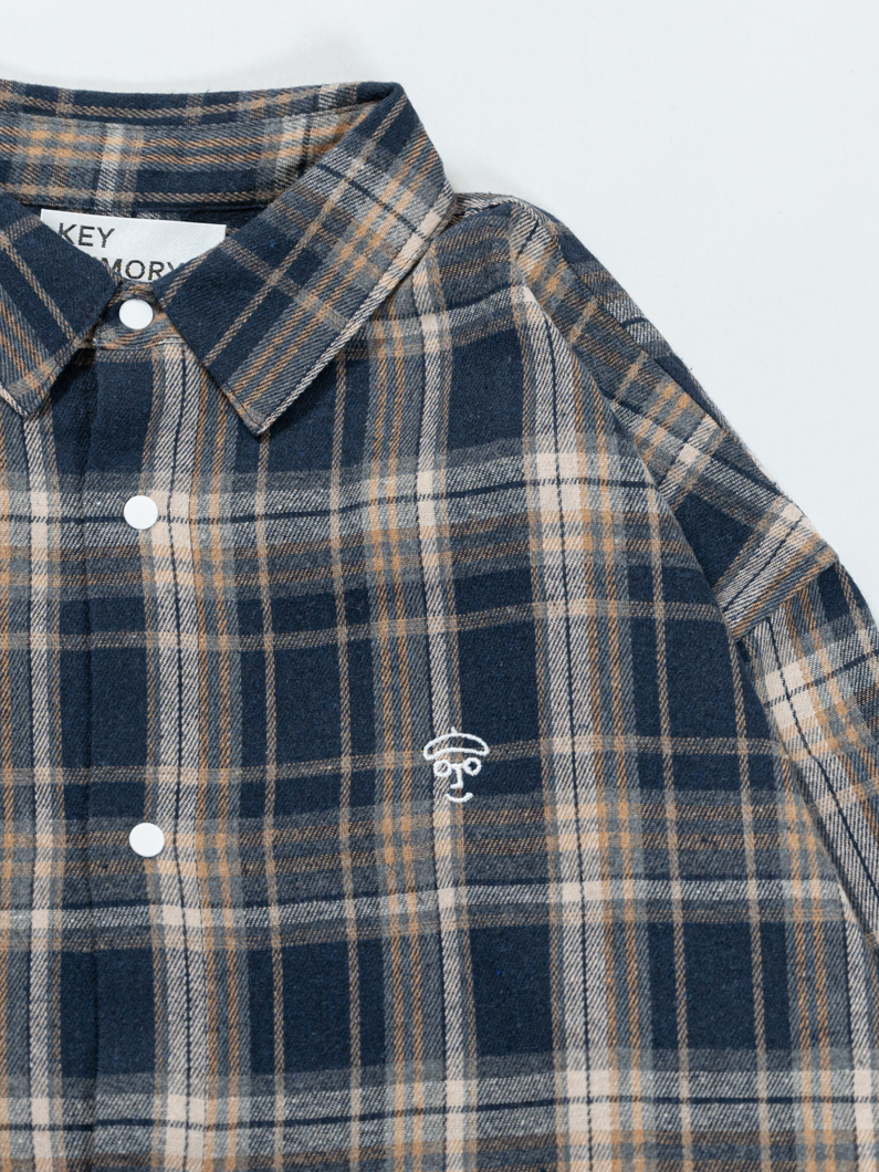 スナップボタンシャツ | NV×BE - KEY MEMORY Online Shop｜鎌倉