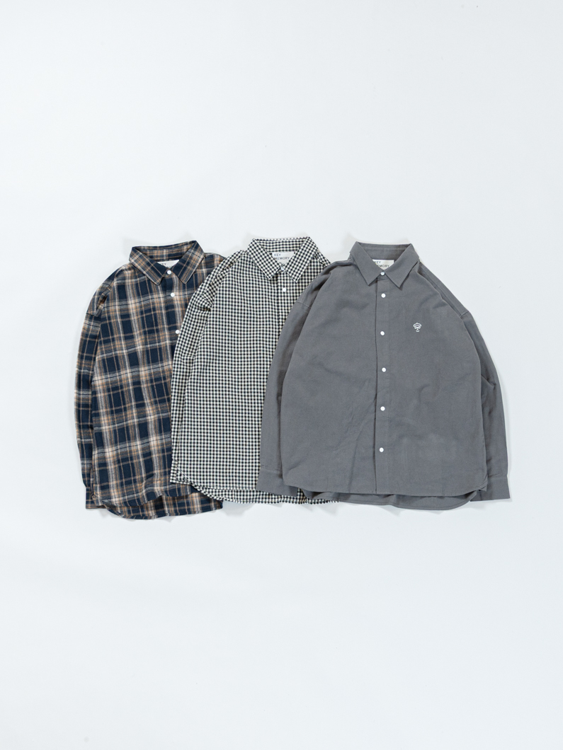 Kページ スナップボタンシャツ | NV×BE - KEY MEMORY Online Shop｜鎌倉