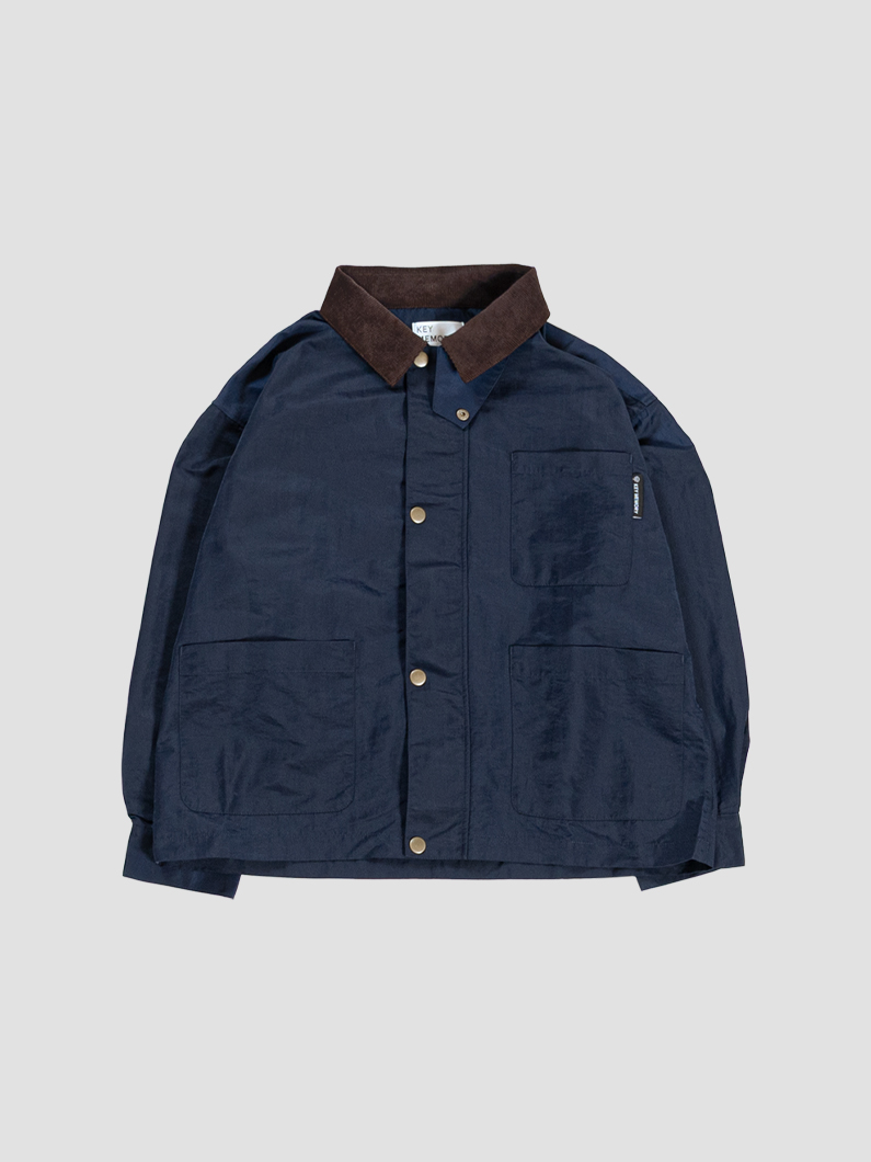 Nylon coverall jacket | NAVY - KEY MEMORY Online Shop｜鎌倉