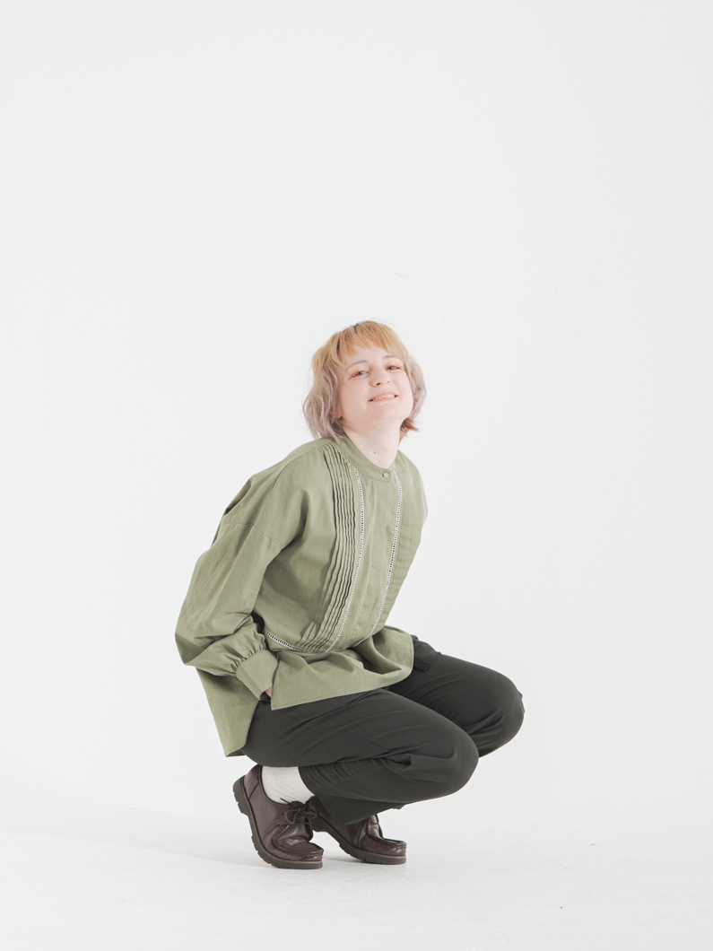 K様 箔プリントコンビネーションアコーディオン プリーツスカート