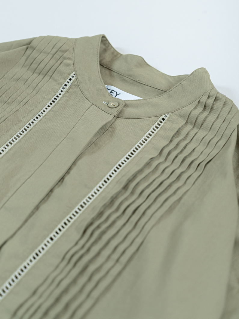 K様 LINEバンドカラーシャツ | KHAKI - KEY MEMORY Online Shop