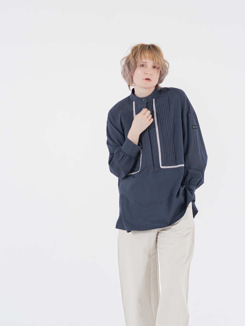 namiiiii様 バンドカラーシャツ | NAVY - KEY MEMORY Online Shop｜鎌倉