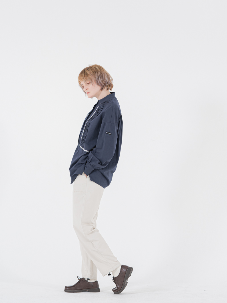 しまむらBCストリーム S159W バンドカラーシャツ | NAVY - KEY MEMORY Online Shop｜鎌倉