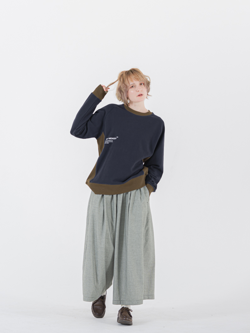 メモリーキュロットパンツ ワイドキュロットパンツ | KEYMEMORY｜鎌倉ファッションブランド