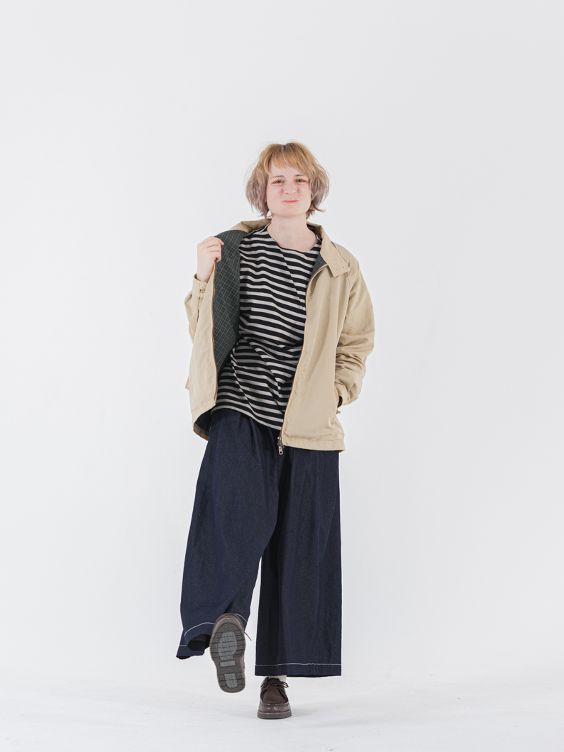 1度使用LIGHTMELTONBALCOLLAR HARRINGTONJACKE 中古・古着通販】THE RERACS (ザ リラクス) SUPER140 LIGHT