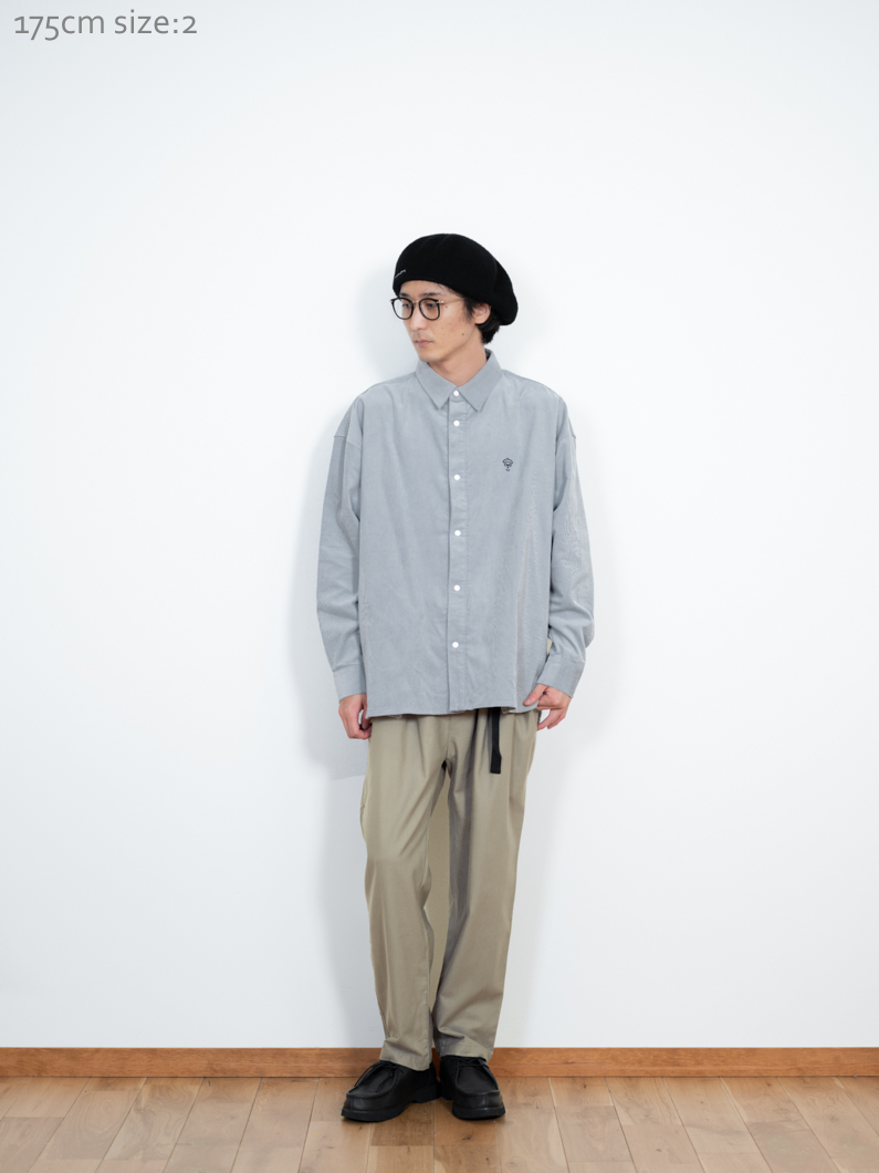 今市隆二 RILY コーデュロイ シャツ ブルー Lサイズ 三代目 J Soul