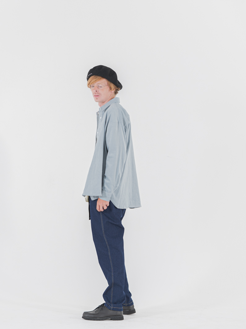 コーデュロイシャツ ブルーグレー | KEYMEMORY 鎌倉