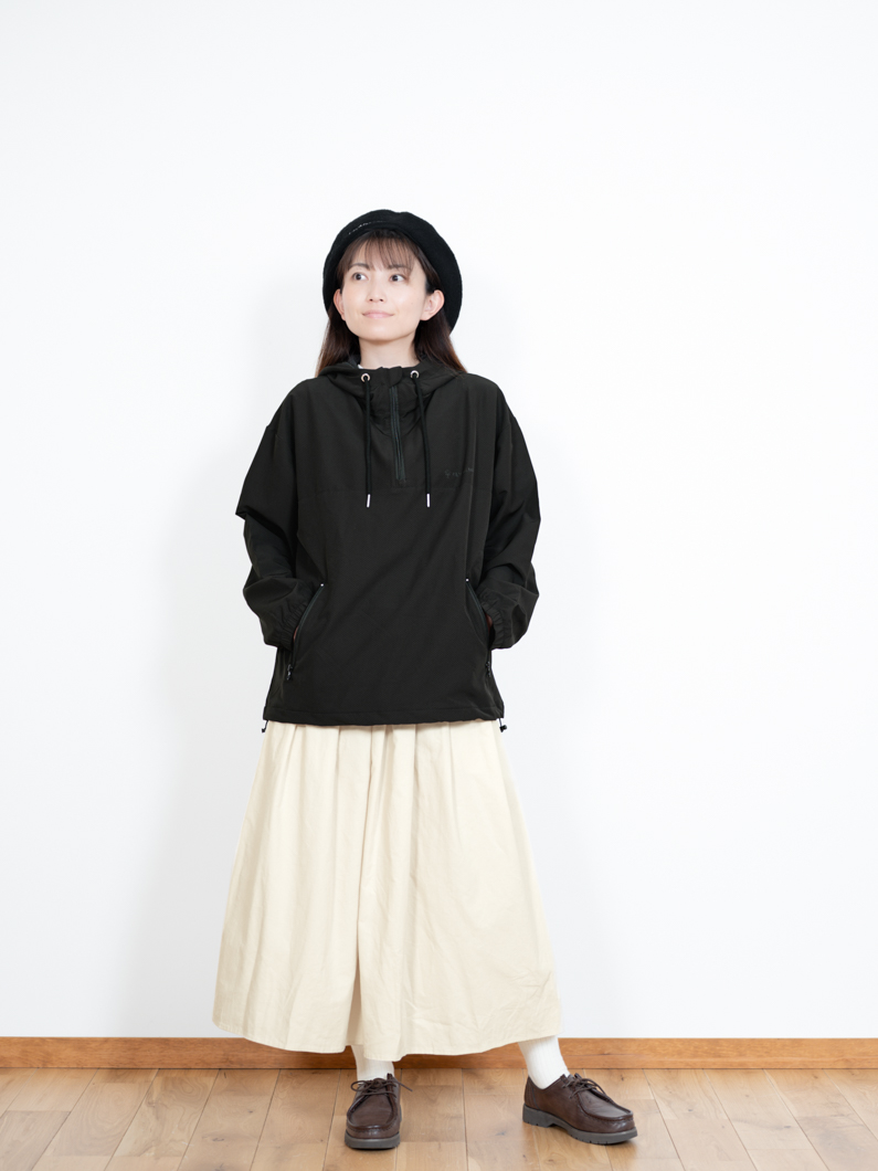 AERO ZIP POCKET LIGHT STRETCH SKIRT ブラック AERO ZIP POCKET LIGHT STRETCH SKIRT ブラック Push It Pocket