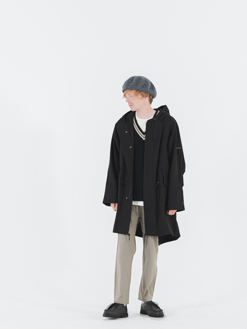 DIORHOMME ナイロン モッズコート 733C302A3962 46 ディオール×ピータードイグ 21AW コットン×ナイロン モッズ