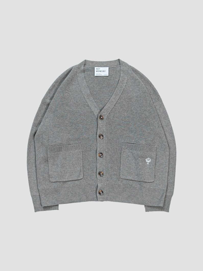 ミラノリブウォッシャブルカーディガン | GRAY - KEY MEMORY鎌倉