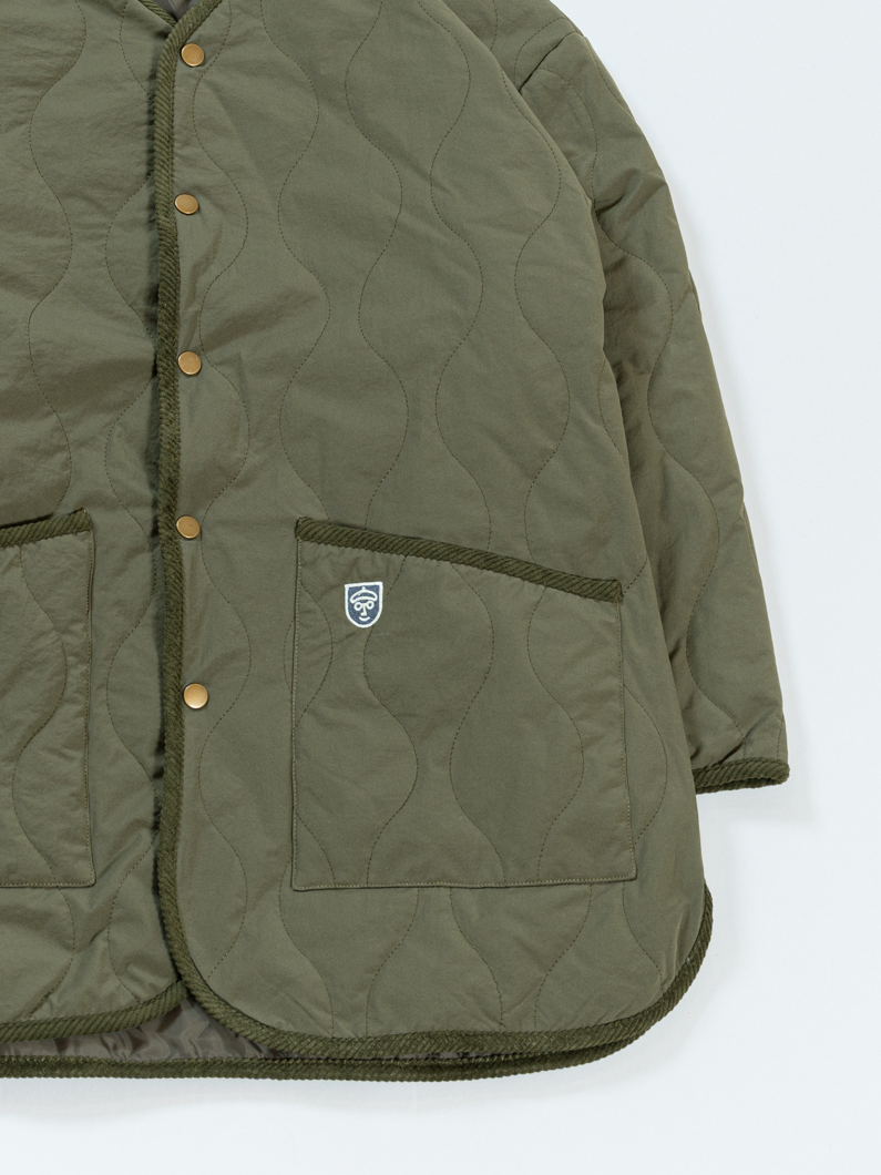 キルティングミドルジャケット オリーブカーキ - KEY MEMORY鎌倉