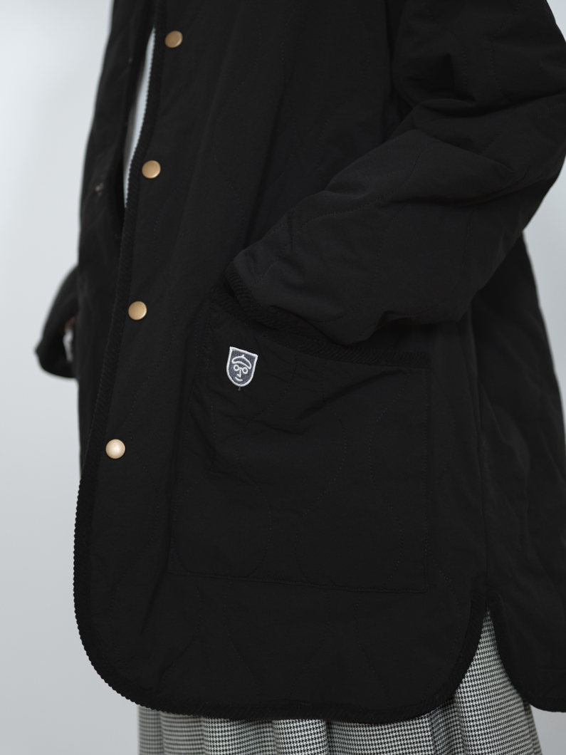 キルティングミドルジャケット 黒 | BLACK - KEY MEMORY鎌倉