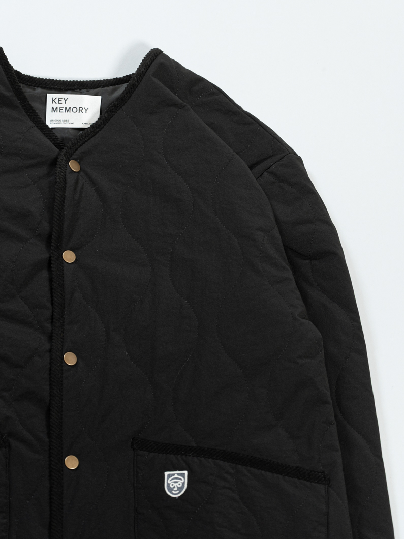 キルティングミドルジャケット 黒 | BLACK - KEY MEMORY鎌倉