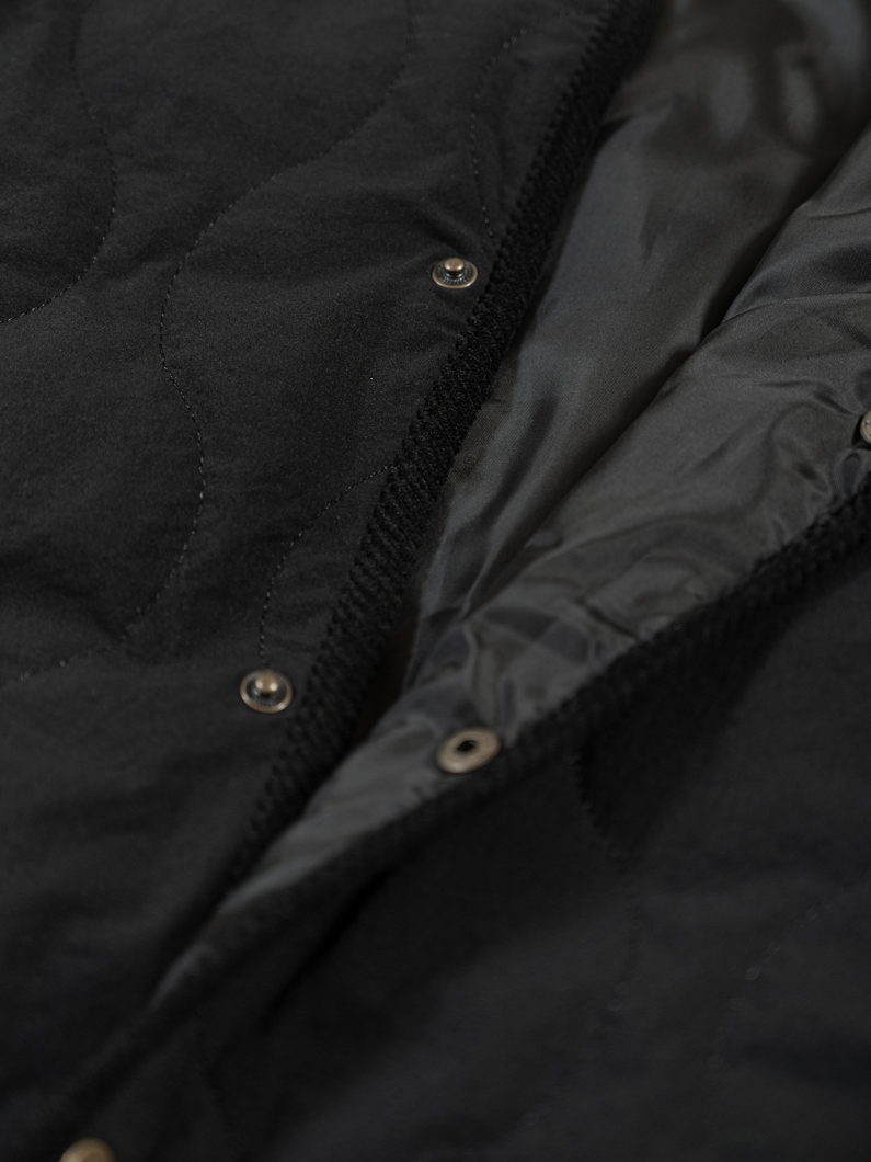 キルティングミドルジャケット 黒 | BLACK - KEY MEMORY鎌倉